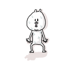 He is like a bear. sticker #3911728