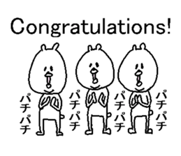 He is like a bear. sticker #3911764