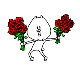 He is like a bear. sticker #3911765