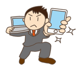 Daily life of Japanese salarymen. sticker #3911847