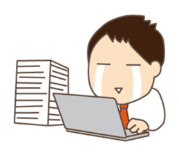 Daily life of Japanese salarymen. sticker #3911849