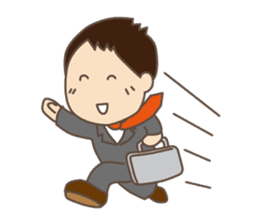 Daily life of Japanese salarymen. sticker #3911852