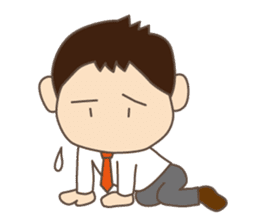 Daily life of Japanese salarymen. sticker #3911855