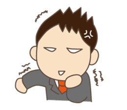 Daily life of Japanese salarymen. sticker #3911857