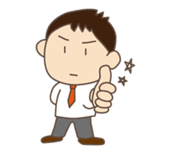 Daily life of Japanese salarymen. sticker #3911860