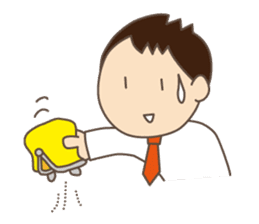 Daily life of Japanese salarymen. sticker #3911865