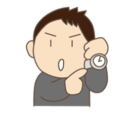 Daily life of Japanese salarymen. sticker #3911868