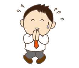 Daily life of Japanese salarymen. sticker #3911871