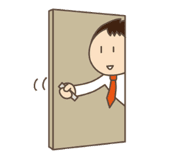 Daily life of Japanese salarymen. sticker #3911873