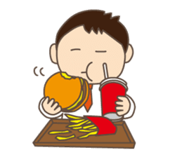 Daily life of Japanese salarymen. sticker #3911879