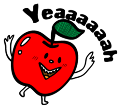 Funny Apple! sticker #3912055