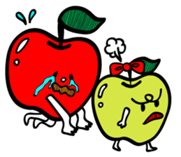 Funny Apple! sticker #3912057