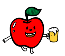 Funny Apple! sticker #3912059