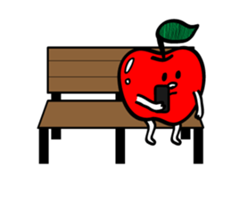 Funny Apple! sticker #3912060