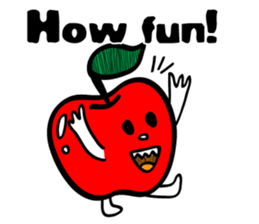 Funny Apple! sticker #3912064