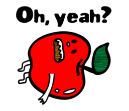 Funny Apple! sticker #3912070