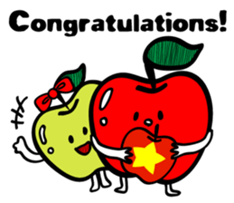 Funny Apple! sticker #3912072