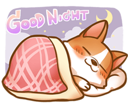 Corgi 'the boss' sticker #3912613