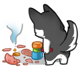 Corgi 'the boss' sticker #3912629