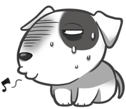 Corgi 'the boss' sticker #3912632