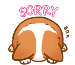 Corgi 'the boss' sticker #3912633