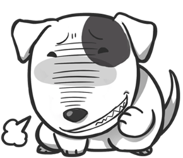 Corgi 'the boss' sticker #3912636