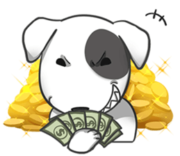 Corgi 'the boss' sticker #3912637