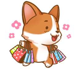 Corgi 'the boss' sticker #3912639