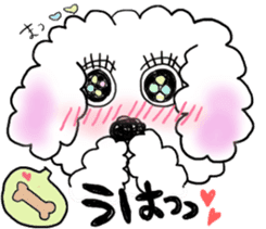 mofu mofu dog sticker #3912936