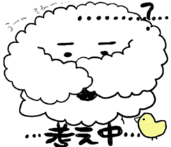 mofu mofu dog sticker #3912957