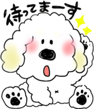 mofu mofu dog sticker #3912965