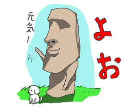 moaikun and hanakosan sticker #3913487