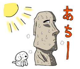 moaikun and hanakosan sticker #3913494