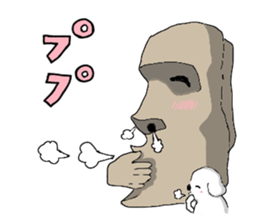 moaikun and hanakosan sticker #3913498