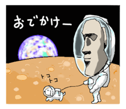 moaikun and hanakosan sticker #3913501