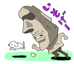 moaikun and hanakosan sticker #3913522