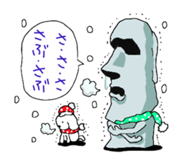 moaikun and hanakosan sticker #3913523