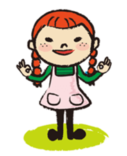 Cute twin sisters sticker #3913527