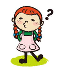 Cute twin sisters sticker #3913530