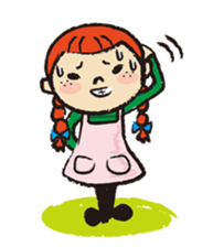 Cute twin sisters sticker #3913534