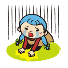 Cute twin sisters sticker #3913535