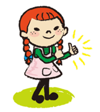 Cute twin sisters sticker #3913536