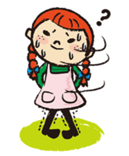 Cute twin sisters sticker #3913537