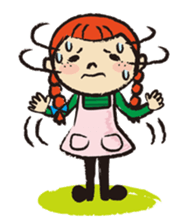 Cute twin sisters sticker #3913543