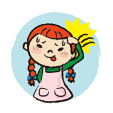 Cute twin sisters sticker #3913545