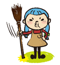 Cute twin sisters sticker #3913546