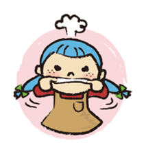 Cute twin sisters sticker #3913547