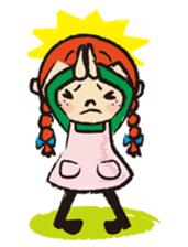 Cute twin sisters sticker #3913548