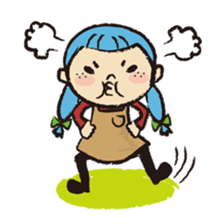 Cute twin sisters sticker #3913549