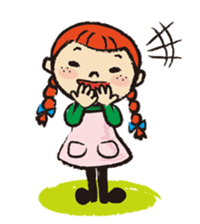 Cute twin sisters sticker #3913550